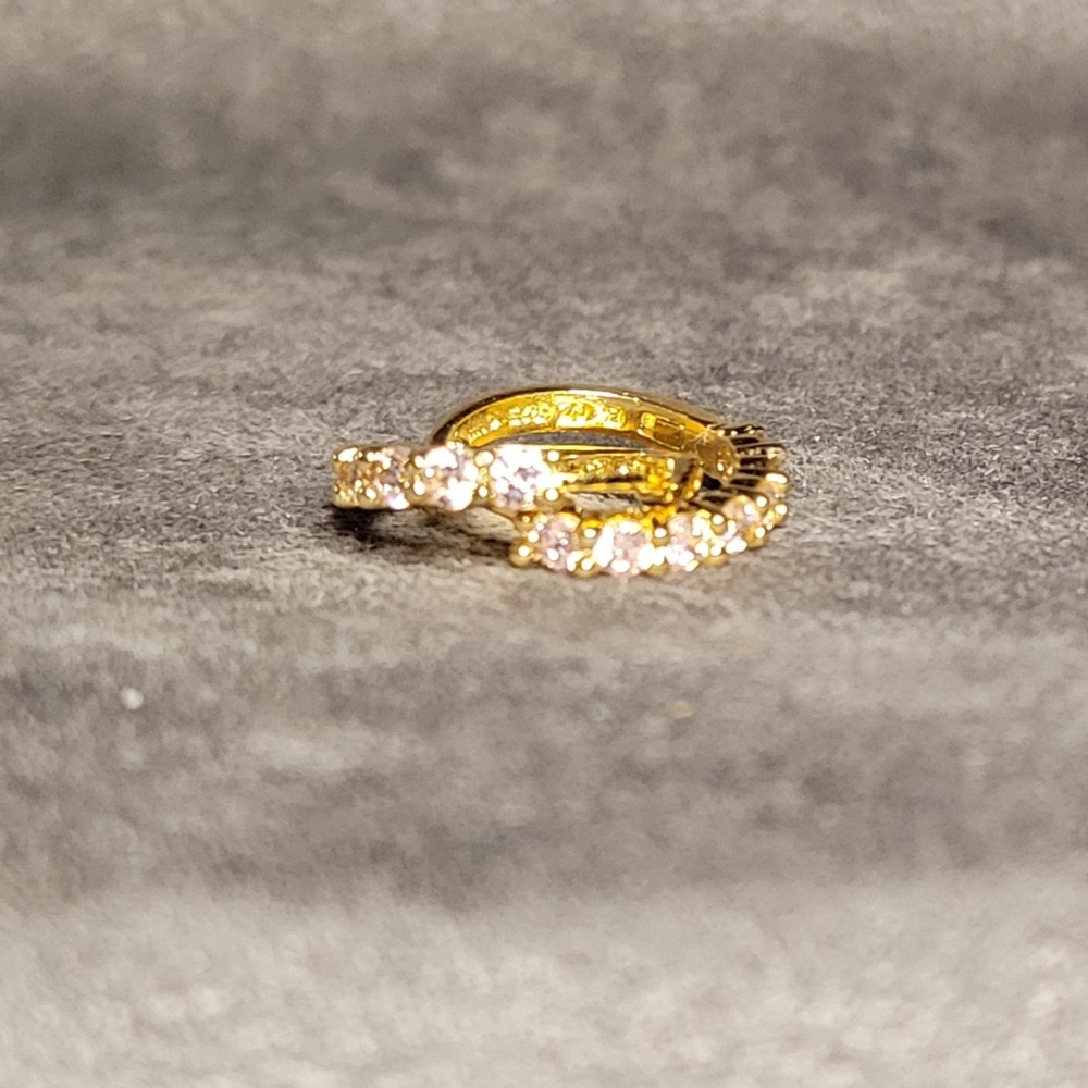 Elegant Gold and Silver Women's Hoop Earrings